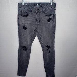 Hollister Men's Super Skinny Distressed Jeans Size 32W 32L